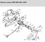 Stihl MSE 220 Electric Chainsaw Spare Parts